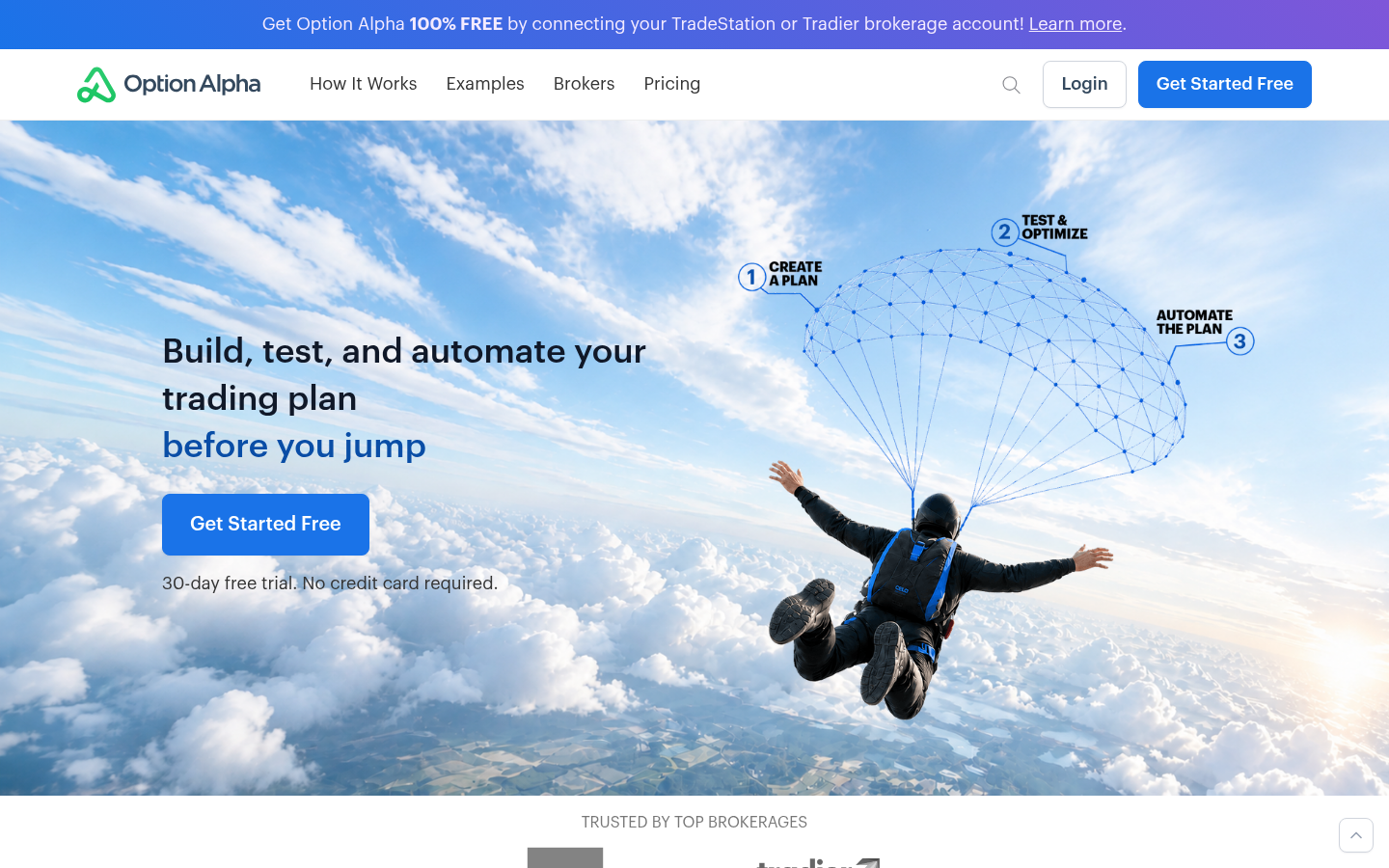Option Alpha official homepage