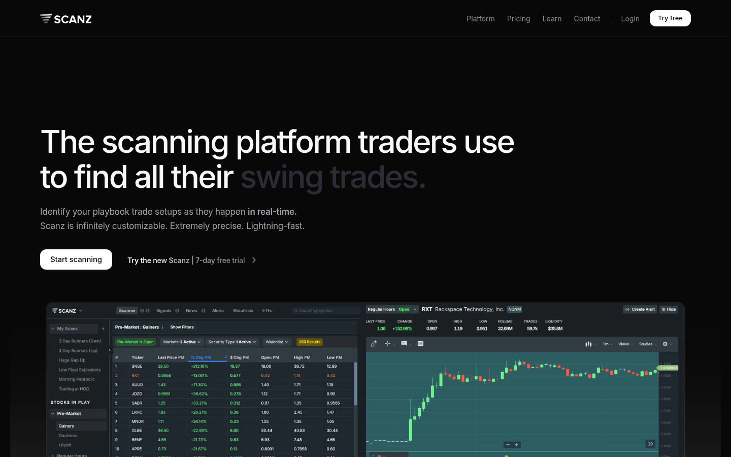 Scanz homepage hero — verdict (captured 2026-09-23)