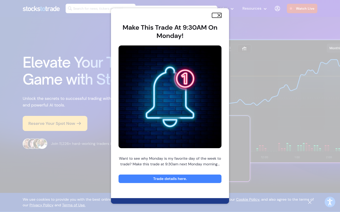 StocksToTrade official homepage